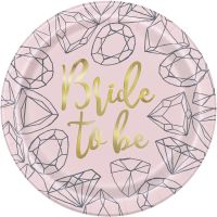 Pink Diamond Bachelorette 9" Plates 8ct