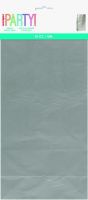 Paper Party Bags Silver 10ct