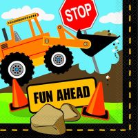 Construction Party Luncheon Napkins 16 CT.