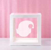 Elf Transparent Balloon Box 30x30x30cm