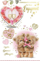 Engagement - Congratulations - Pack Of 12