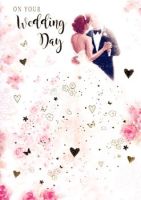 On Your Wedding Day - With Best Wishes - Pack Of 12