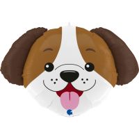 Dog Head 33" Supershape Foil Balloon