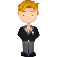 The Groom 4' Foil Balloon