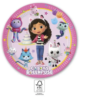 Gabby's Dollhouse Paper Plates 23cm 8ct