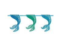 Mermaid Glitter Garland Decoration 9Ft