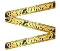 Happy Anniversary Banner 100cm
