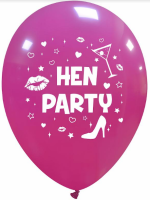 Hen Party 12" Latex Balloons 25Ct