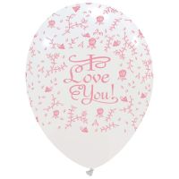 I Love You 12" Latex 25ct