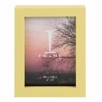 Plastic Yellow Photo Frame 4"X6"