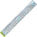 Its A Boy Foil Banner 12ft