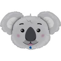 Koala Head 37" Foil Balloon