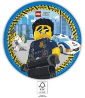 Lego City Paper Plates 23 cm 8ct