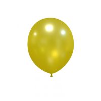 6" Metal Yellow Latex 100Ct