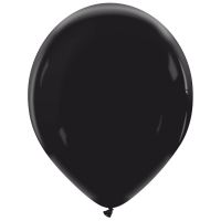 Midnight Black Premium Cattex 14" Latex Balloons 50Ct