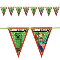 Minecraft Paper Triangular Flag Banner 9 Flags 