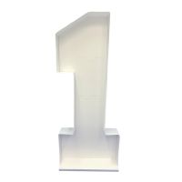 Number 1 Mosaic Balloon Frame 120cm - Nikoloon