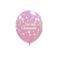 Chalice 5" 'First Holy Communion' Pink 50ct