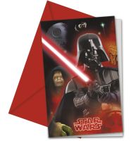 Star Wars Heroes Invitation & Envelopes 6CT.
