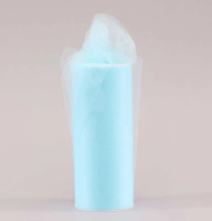 6" Light Blue Tulle (15cm x 23m)