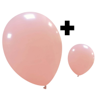 Baby Pink Matte Standard Cattex 12" & 5" Latex Balloons 100Ct in both sizes