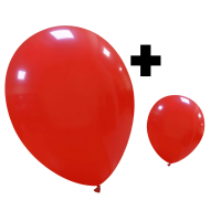 Dark Red Standard Cattex 12" & 5" Latex Balloons 100Ct in both sizes