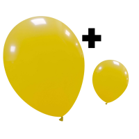 Dark Yellow Standard Cattex 12" & 5" Latex Balloons 100Ct in both sizes