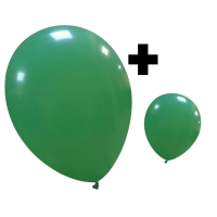 Dark Green Standard Cattex 12" & 5" Latex Balloons 100Ct in both sizes