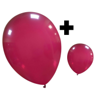 Burgundy Standard Cattex 12" & 5" Latex Balloons 100Ct in both sizes