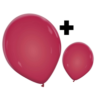 Wine Premium Cattex 12" & 5" Latex Balloons 100Ct in both sizes