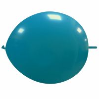 Turquoise 12" Linking Cattex Latex Balloon 50Ct