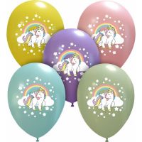 Superior Unicorn and Rainbow  Colours 12" Latex 25ct