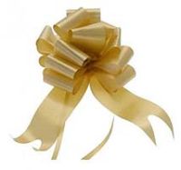Gold Pull Bow 50mm - Pack of 20