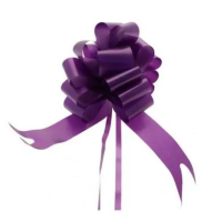Purple Pull Bow 50mm - Pack of 20