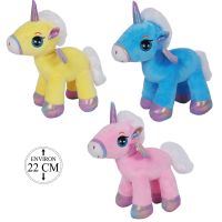 Plush Unicorn Toys 22cm 3pcs