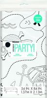 Ahoy Pirate Paper Tablecover 1ct
