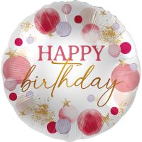 Lucky Pink Birthday - 18" Foil Balloon Premioloon