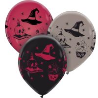 Witchcraft 12" Halloween Latex Balloons 25ct. 