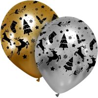 Cattex Christmas 13" Titanium Latex  25Ct