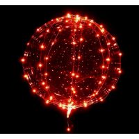 Bubble Balloon LED Lights Red