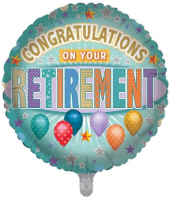 On Your Retirement 18" Foil Balloon