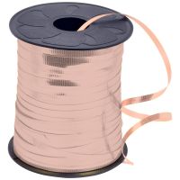 Curling Ribbon Rose Gold Metallic 5mm x250yds 