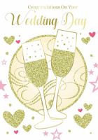 On Your Wedding Day - Congratulations - Pack Of 12