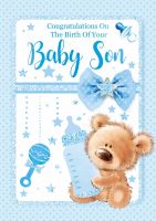 Baby Son - Congratulations - Pack Of 12