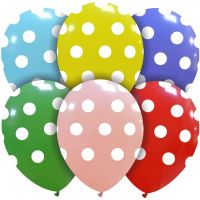 Standard Colours Polka Dot 12" Latex 25ct