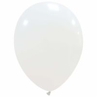 White Standard Cattex 10" Latex Balloons 100ct