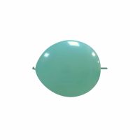 Aqua 6" Linking Cattex Latex Balloon 100Ct