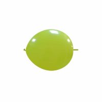 Lime 6" Linking Cattex Latex Balloon 100Ct