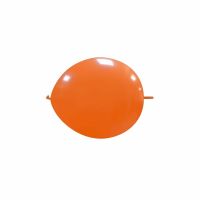 Orange 6" Linking Cattex Latex Balloon 100Ct