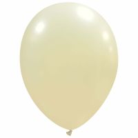 Ivory Metallic Cattex 9" Latex Balloons 100ct